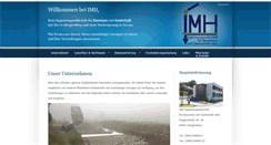 Desktop Screenshot of imh-baugeo.de